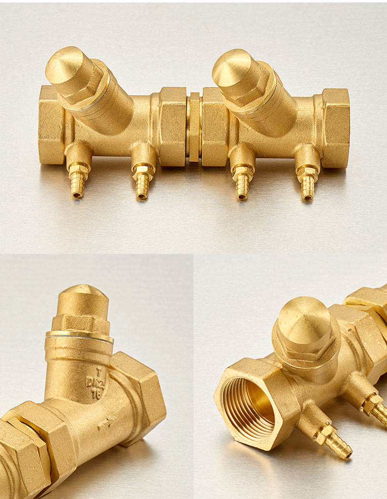 聚钻cw-050 倒流防止器工程防污隔断管道排污阀自动黄铜倒流防止器