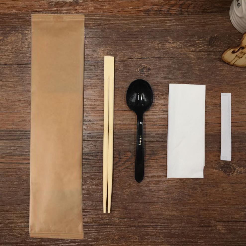 一次性筷子四件套套装外卖打包商用筷勺子餐具包三件套四合一定制opp