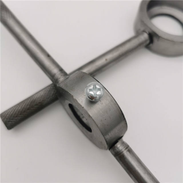 兴塑莱锌合金圆板牙扳手绞手公制铰手圆板牙架攻丝器开牙工具 经济款