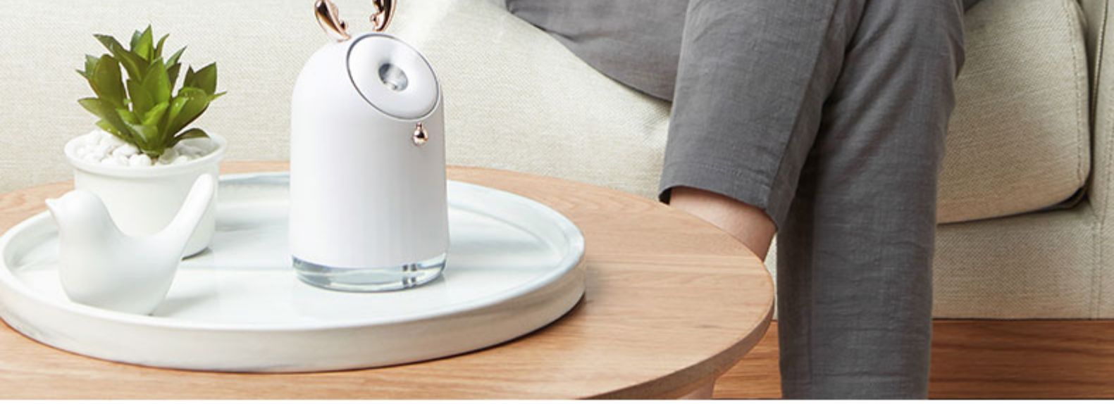 华为(huawei)适用加湿器迷你喷雾办公室桌面可爱女生香薰家用高颜值