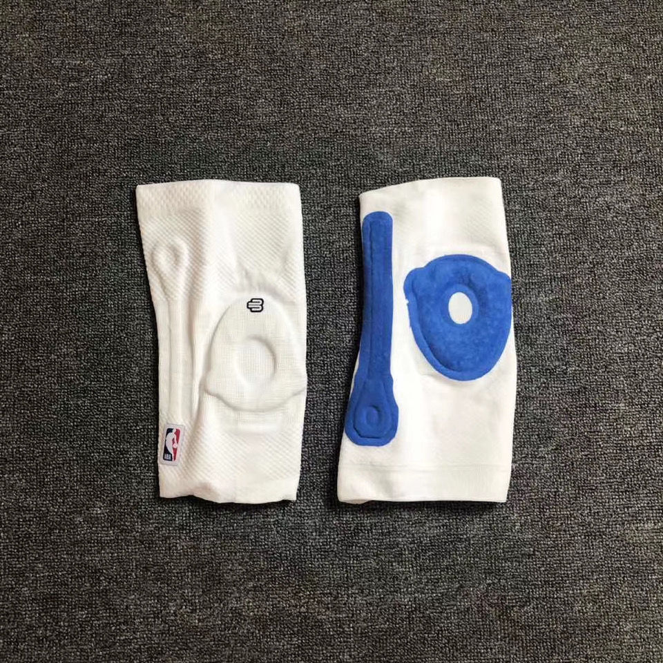 鲍尔·芬护膝nba款黑白色篮球护膝德国新款运动膝盖护具 nba联名黑单