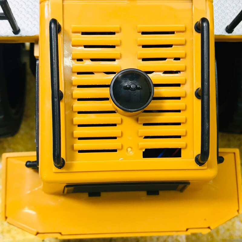 遥控合金挖掘机斗轮式挖土机模型儿童节男女孩城市工程车电动挖机玩具