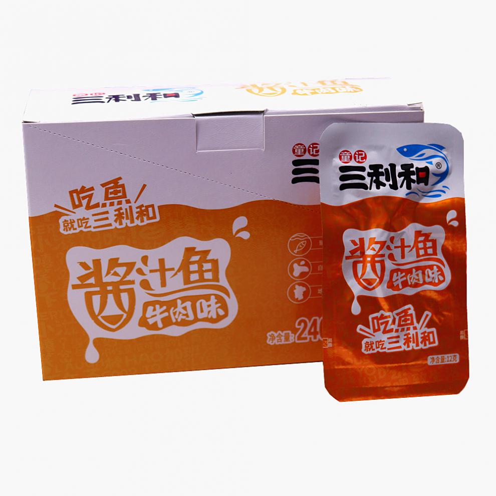 三利和酱汁鱼小鱼干香辣鱼仔湖南特产麻辣小吃毛毛鱼休闲食品零食泡椒
