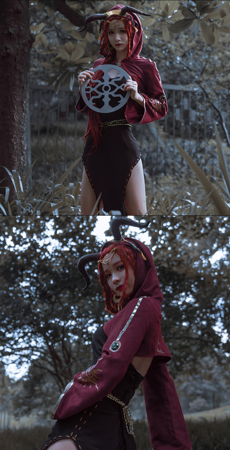 第五人格祭司cos服求生者菲欧娜·吉尔曼女巫cosplay服装女 祭司c服