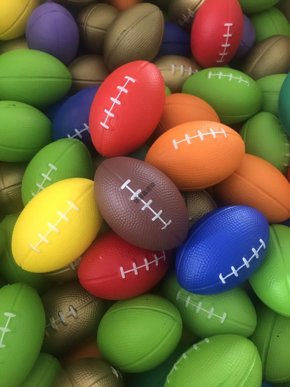 训练中风偏瘫老人锻炼器材手指力量握力器握力圈康复球85厘米橄榄球