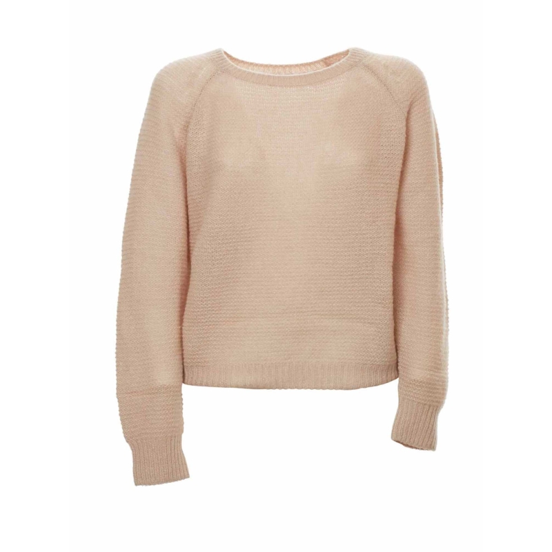 欧洲直采maxmara麦斯玛拉女装2021秋冬女性毛衣13660313650002粉红色s