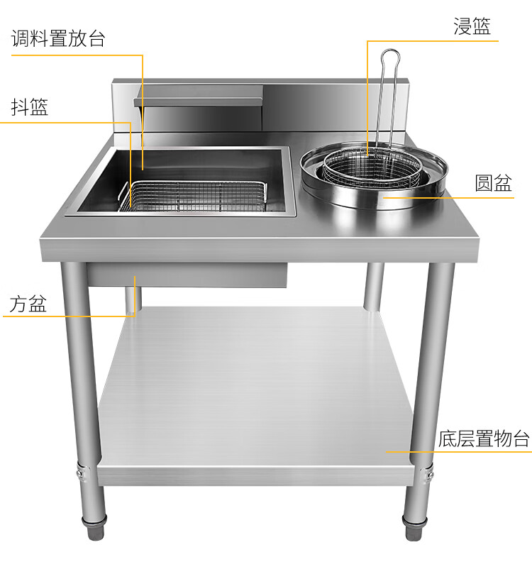800型裹粉台手动裹粉台炸鸡裹粉机汉堡裹面机08加厚1000裹粉台1米长