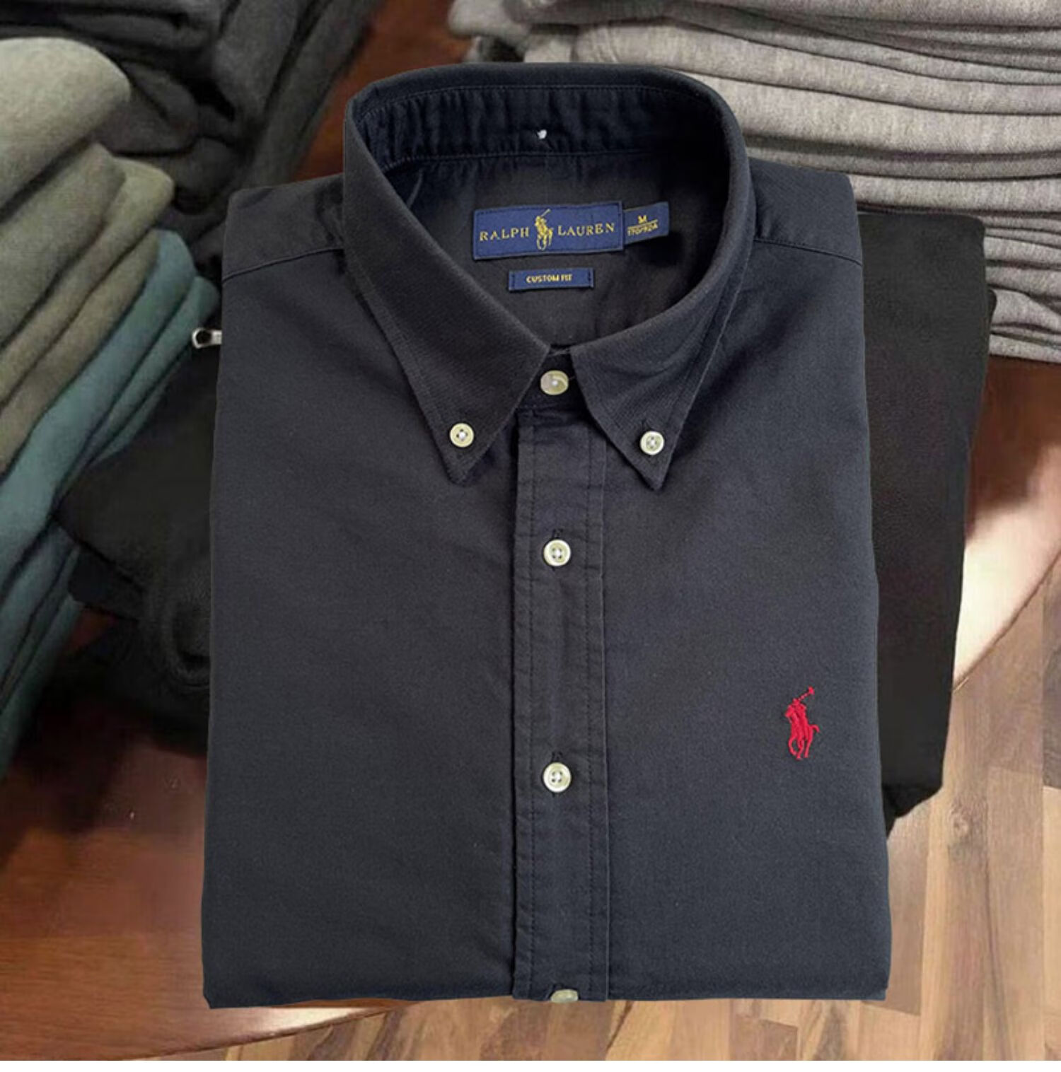 美国保罗拉夫·劳伦美式polo小马标衬衫保罗男士休闲长袖牛津纺纯棉