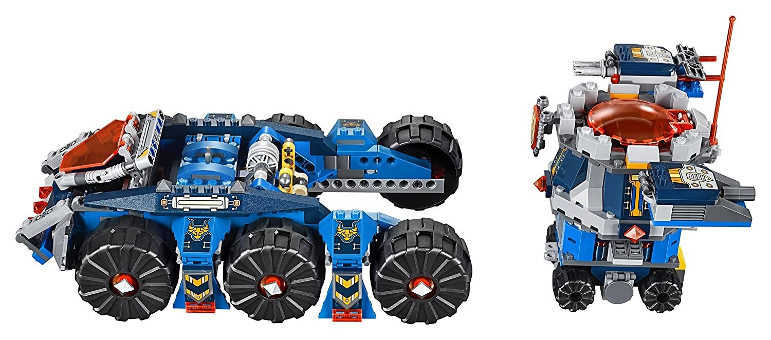 乐高lego新品拼插积木 未来骑士团70314炎兽双头爆炎投石合体塔防战车