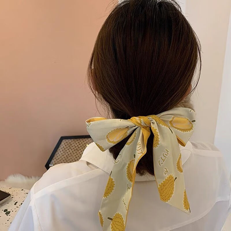 扎头发的发带女绑发丝带长条飘带仙女森系超仙复古法式头饰蜜桃片