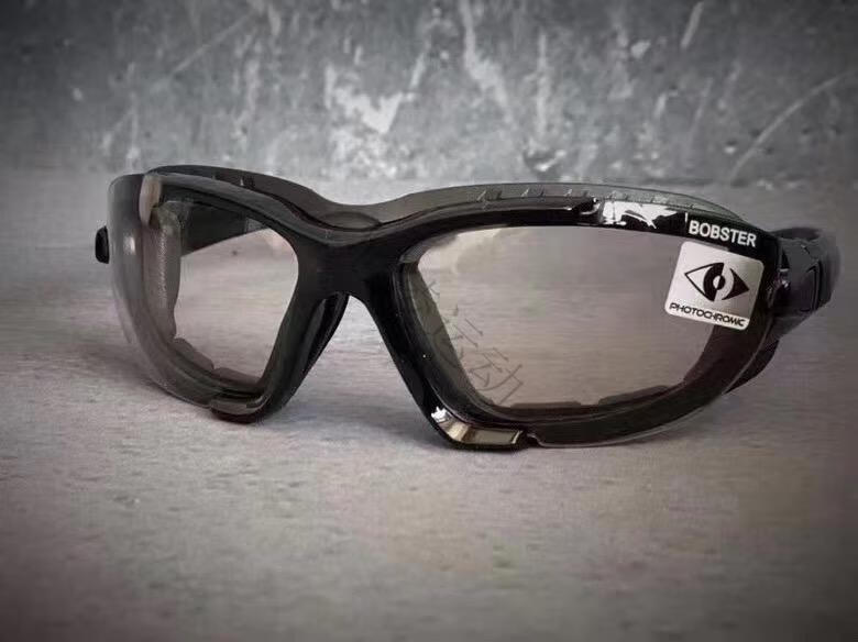 摩托车风镜近视现货美国bobster复古摩托车哈雷机车风镜防雾变色防风