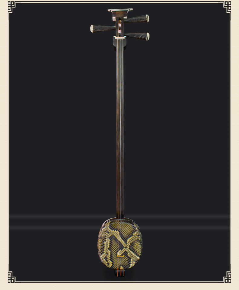 【品质好物】红木三弦大中小三弦黑檀木三弦演奏琴苏州民族弹拨乐器