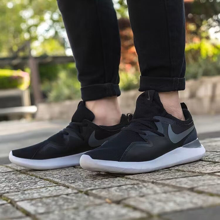 伦敦四代跑鞋4代春夏季网面防滑防滑跑步鞋运动鞋 黑白灰 36【图片