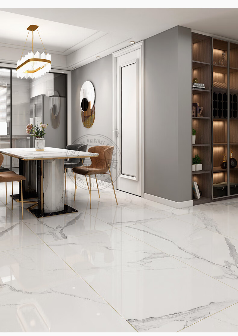 pws通体大理石瓷砖750x1500大板灰色客厅地砖地板砖新款防滑耐磨海洋