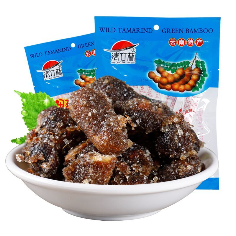 云南特产野酸角冰糖酸角野酸角孕妇零食特产小吃甜酸角80克酸角片5袋