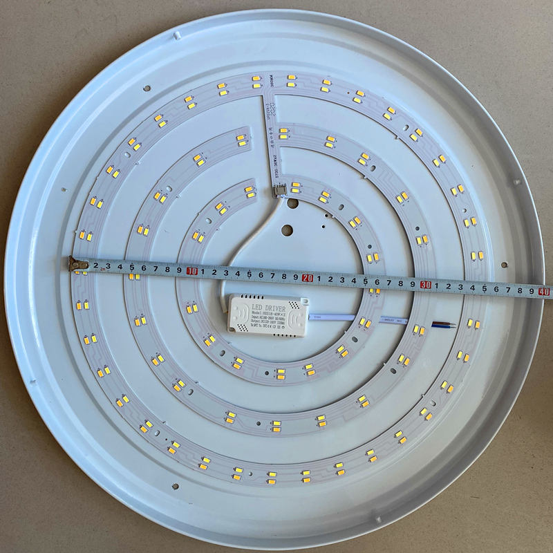 opudg吸顶灯灯芯吸顶灯led灯芯三色变光灯片风扇吊灯光源替换灯板遥控
