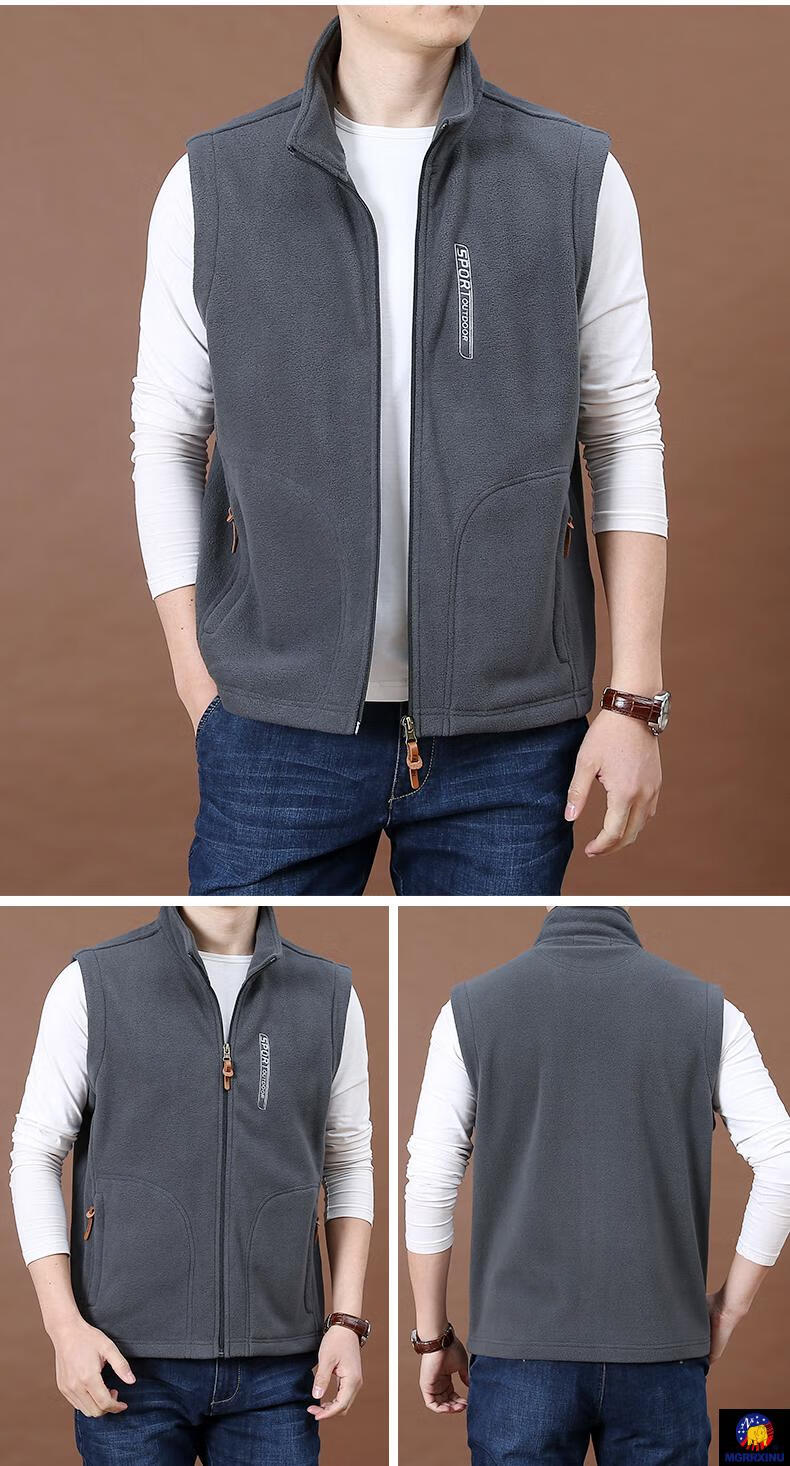 mgrrxinu高端轻奢男装户外登山大码宽松马甲2022年春季新款男士舒适