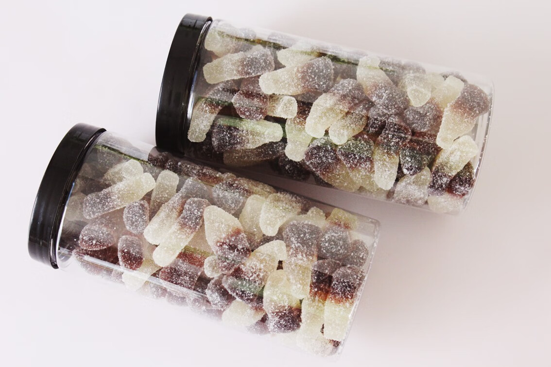 可乐味橡皮糖 qq糖 汽水味软糖 儿童糖果零食 六一万圣节圣诞节糖 酸