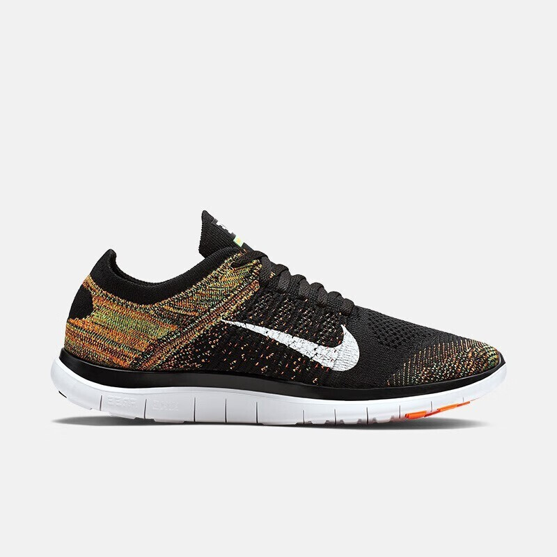nike耐克男鞋新品赤足free 4.0 flyknit运动鞋飞线轻便跑步鞋631053-0