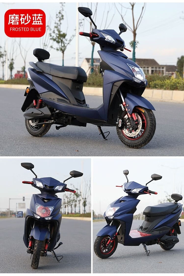 尚领电动车60v72v电瓶车踏板车男女可高速外卖长跑王加长款大功率