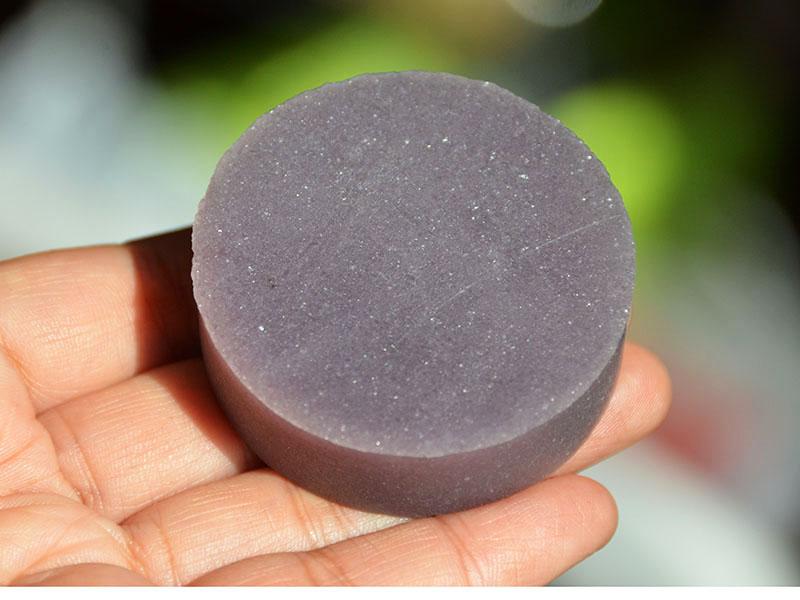 新疆阿勒泰可可托海天然丁香紫玉锂云母岩玉手镯芯117克