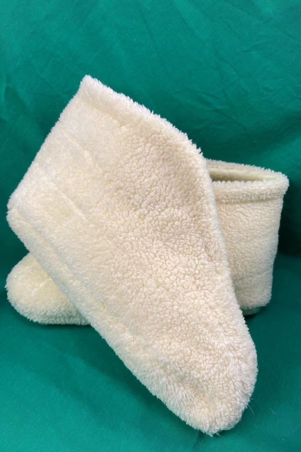 毛雨靴冷库井下工作者毡袜子冬季劳保矿工煤矿毡袜 一双高腰纯毛毡袜