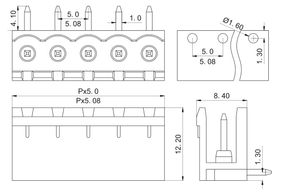 pcb接线端子原理图图片