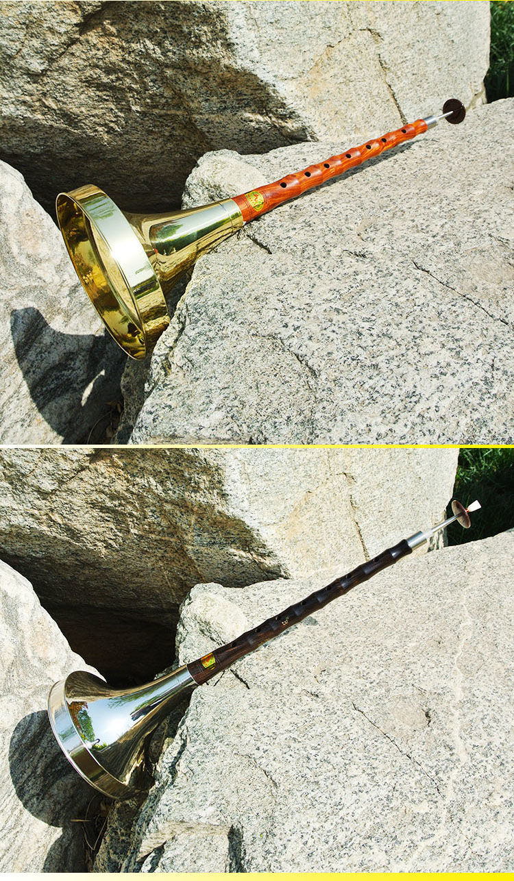 唢呐乐器斗碗唢呐折边碗唢呐黑檀乌木c调降b调a调大g调唢呐大音量a调