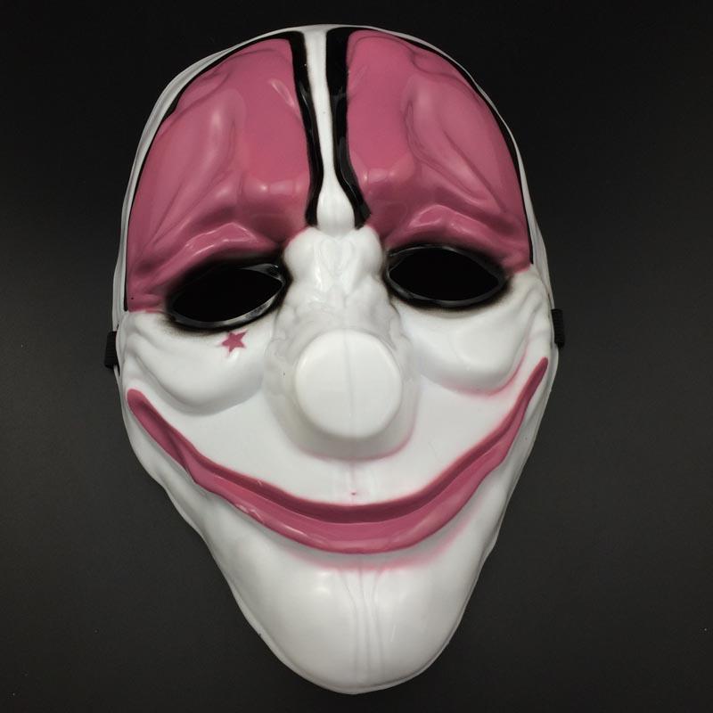 精选万圣节凯狄payday2主题游戏面具收获日2系列cos化装舞会派对4款