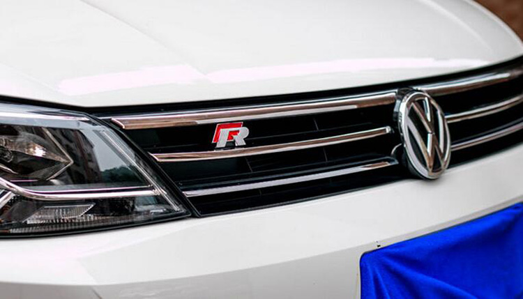 适用于大众高尔夫6改装饰中网标r标rline途观浩纳尚纳途锐途安尚酷