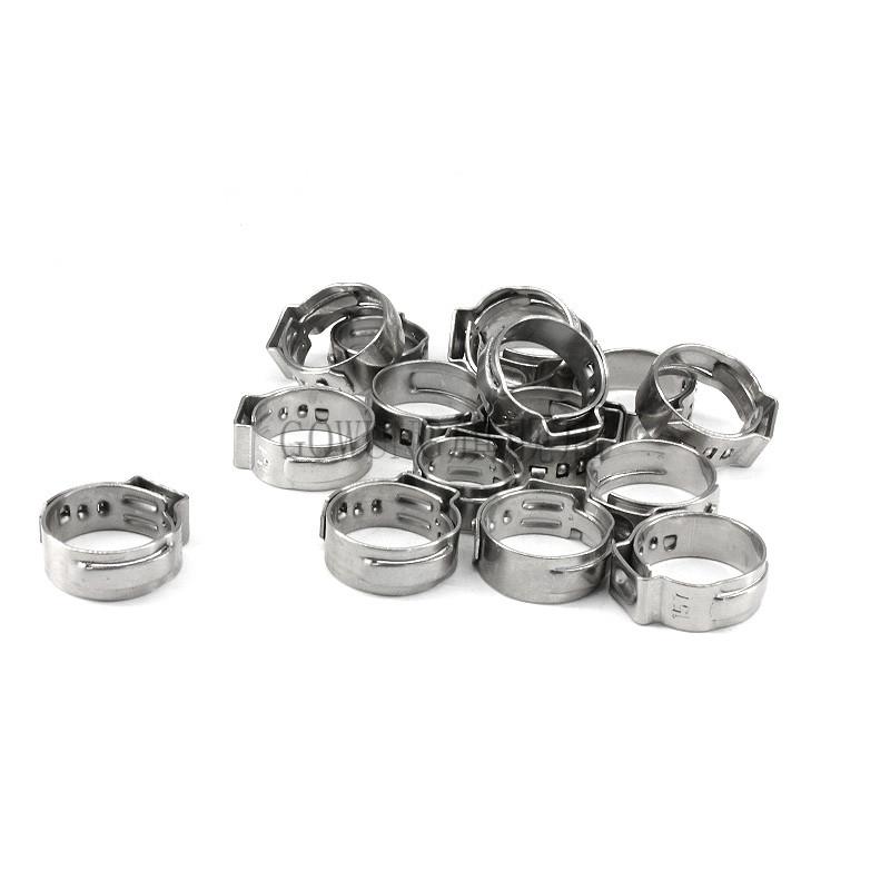 304不锈钢单耳喉箍卡箍单耳无极欧克款喉箍抱箍水管箍小号6.5 7.0 87.