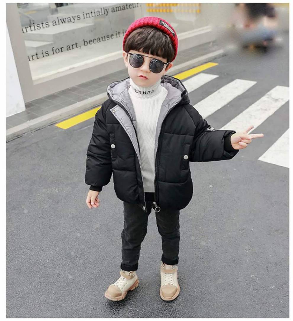 小童面包服冬季儿童棉袄洋气外套潮米白色收藏加够优先发货90码建议