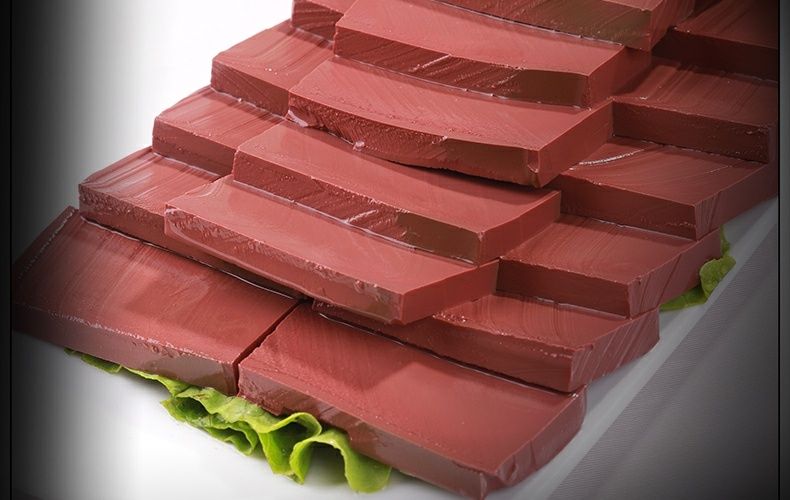 顺丰火锅专用嫩鸭血盒装鸭血毛血旺麻辣烫烧烤店专用食材新鲜鸭血8盒