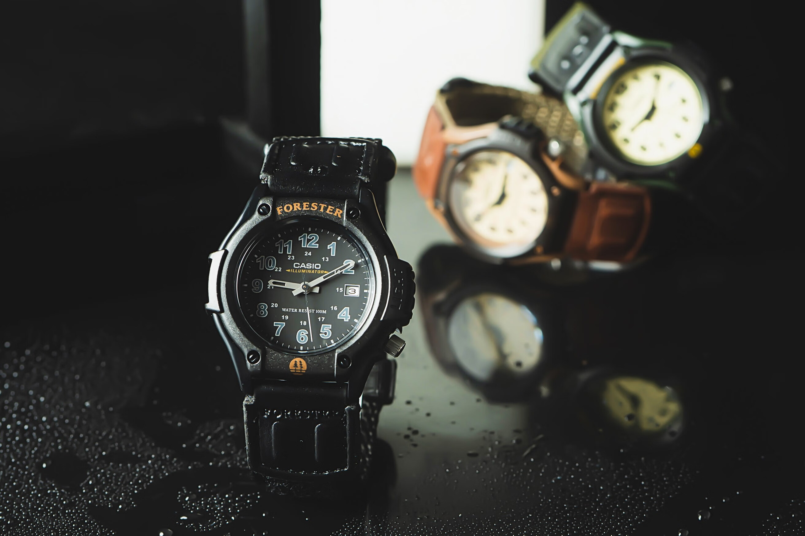 casio卡西欧forester经典复古森林人手表ft-500wc-3b/5b aw-80v-5b