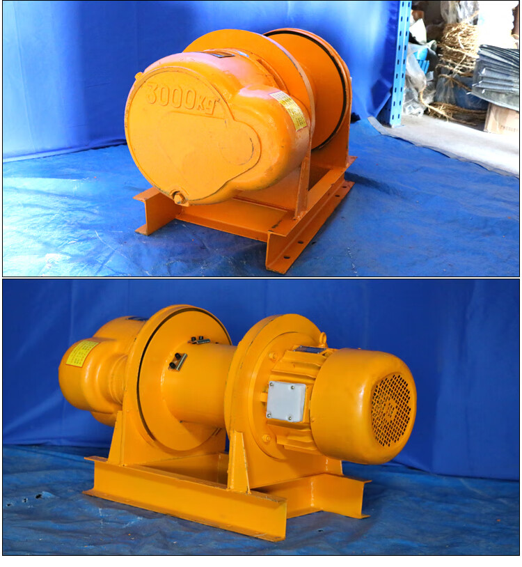电动工地矿山船用多功能卷扬机1t2t3吨5吨380v电动提升机吊机绞盘