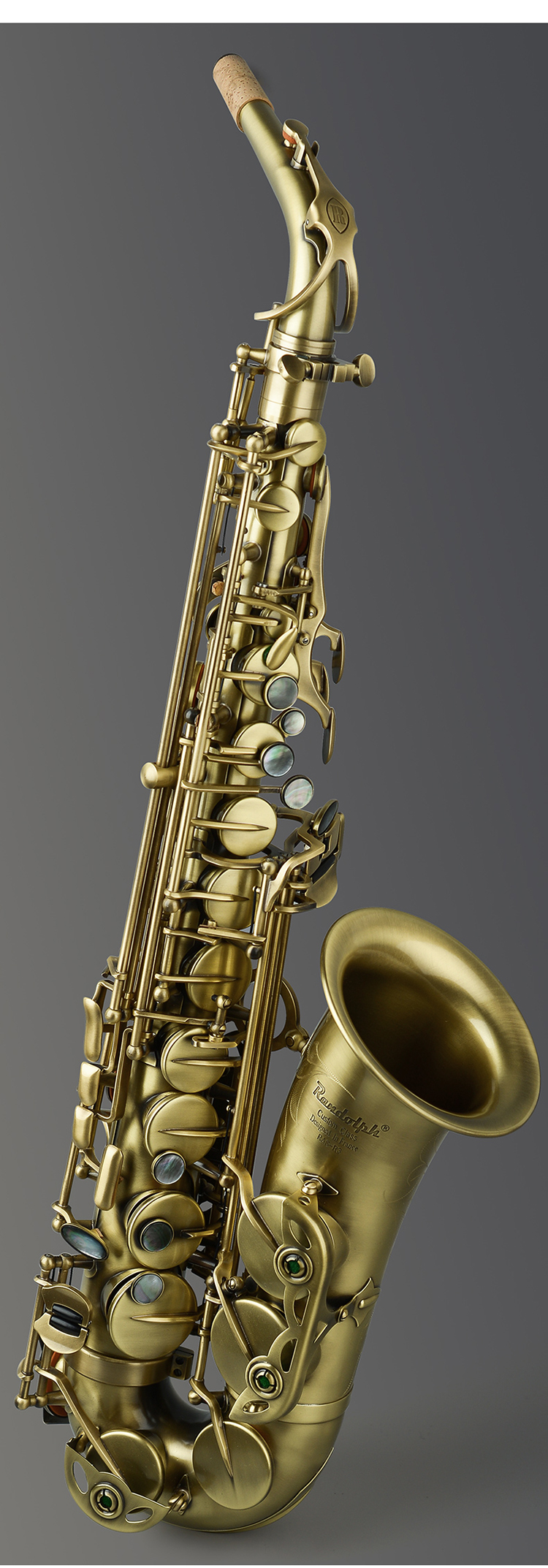 音色通透仿古降e调中音萨克斯初学者儿童通用萨克斯乐器r3仿古r3仿古