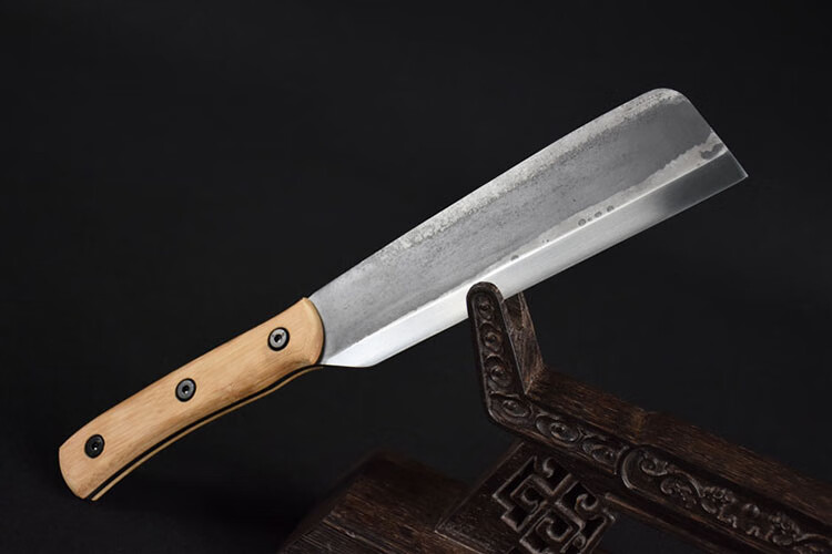 好运马龙泉手工柴刀折叠锻打高锰钢柴刀树刀伐木刀开路林刀古法打造sn