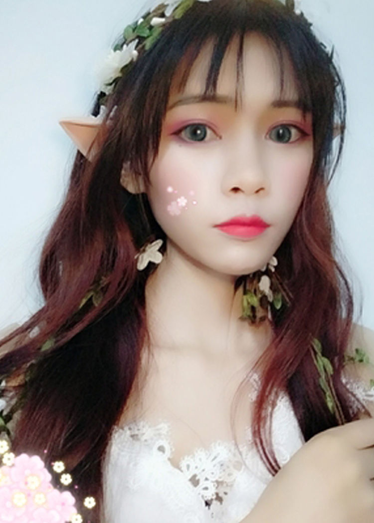 现货直发圣节精灵耳朵cos道具阿凡达精灵耳朵吸血鬼假牙妖怪假耳朵