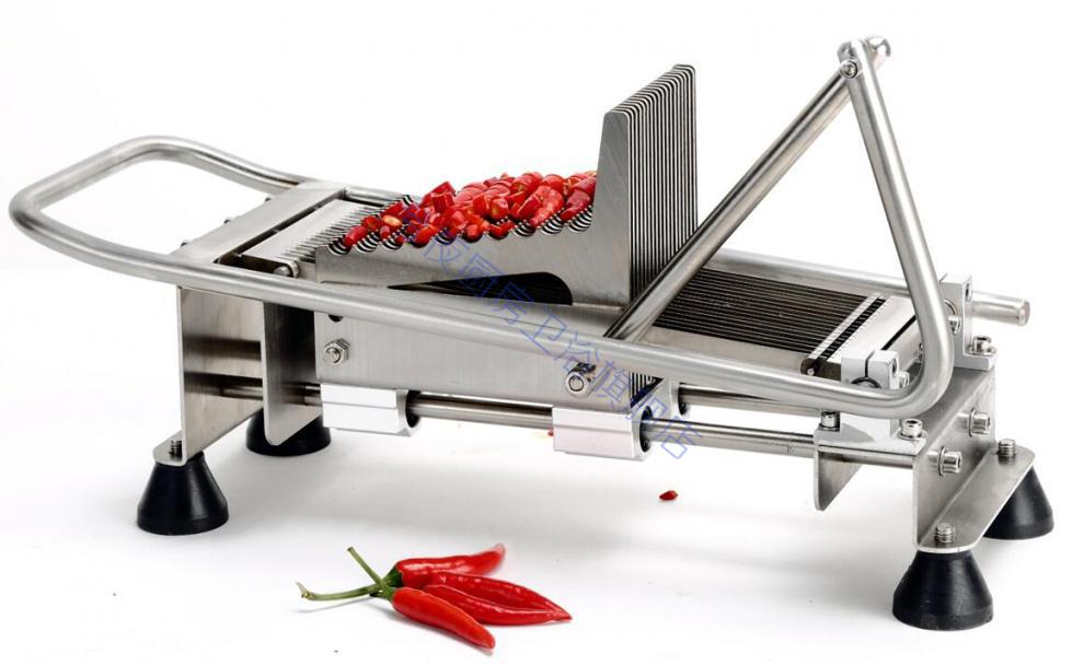 定制现货商用家用手动切辣椒机器餐馆切椒切段机泰国椒切片工具