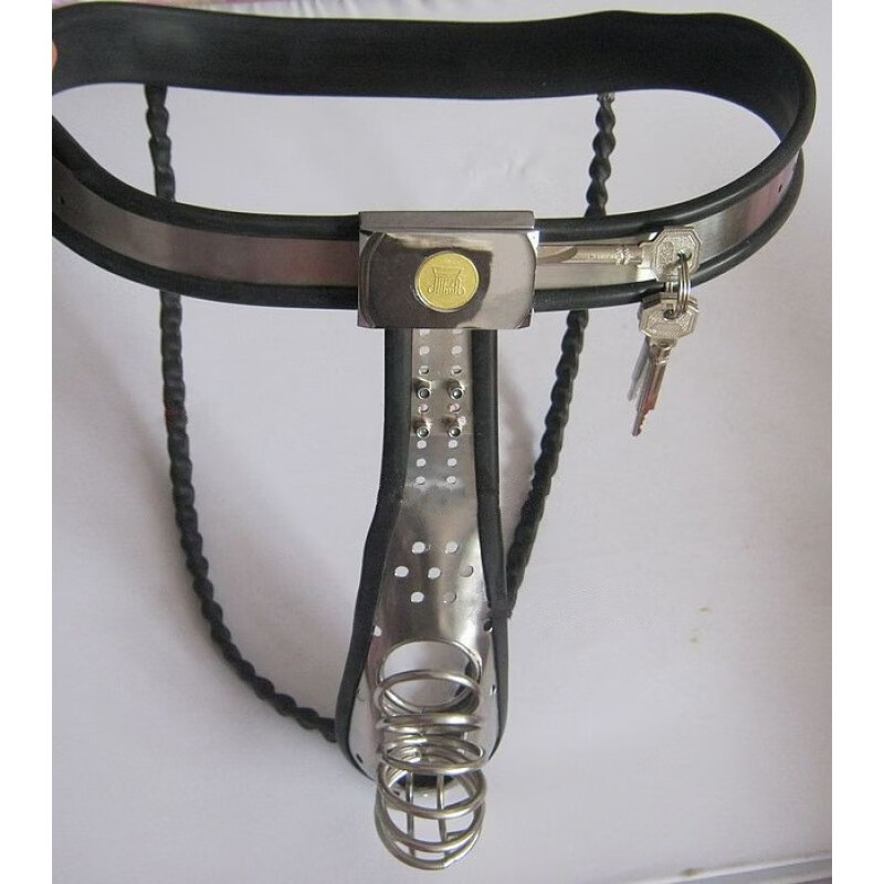 贞洁锁女男男士锁防出轨裤男奴铁裤衩jj贞洁锁贞操锁铁内裤带锁戒撸