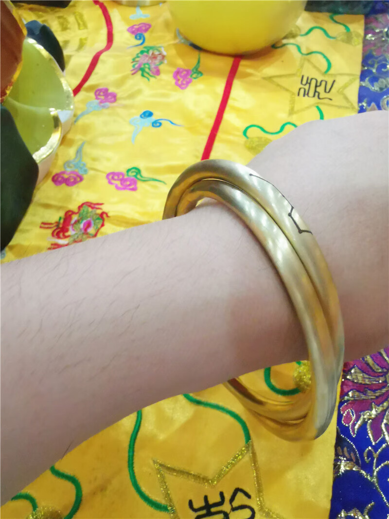 乾坤阴阳镯 道教用品把件手镯铜乾坤圈阴阳环阴阳圈