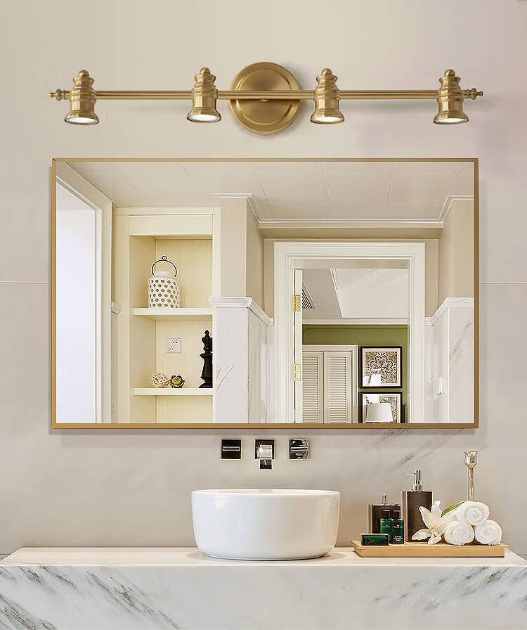 卫生间灯壁灯防水美式卫生间led镜灯镜柜洗手间浴室灯壁灯复古北欧