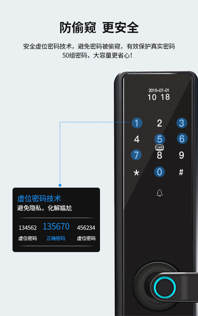 优智云家智能锁石将军指纹锁家用防盗门密码锁门锁电子锁自动入户门s2