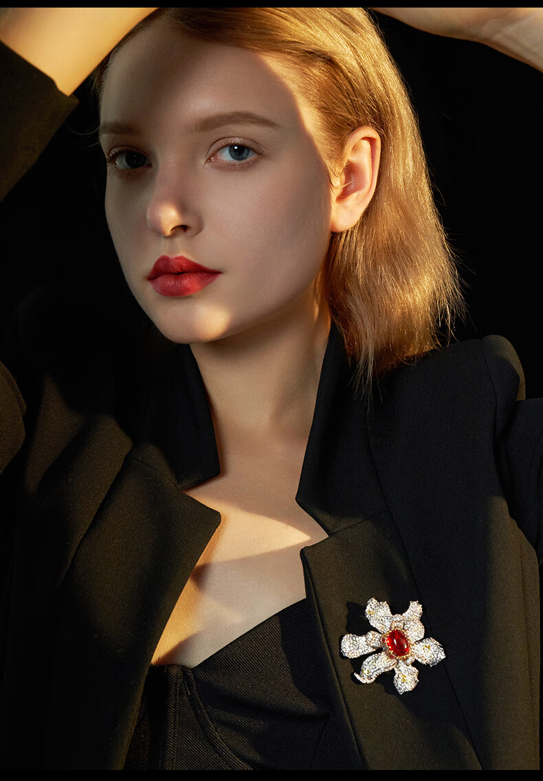 法国eternelle欧美复古风配饰胸针女高档杂志款气质胸花情人节礼物