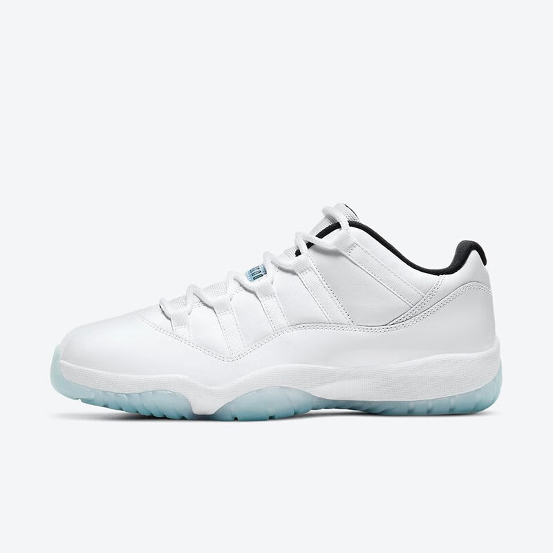 nike air jordan 11 low aj传奇蓝白蓝男女款低帮篮球鞋 528 528896