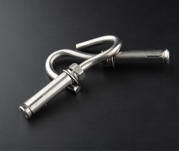 潮居尚201304不锈钢膨胀钩子螺丝吊环 井盖网窨井网带