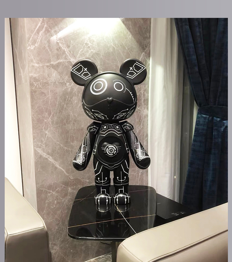 星际熊创意大摆件 潮玩公仔客厅办公室桌面卡通轻奢装饰品生日礼物