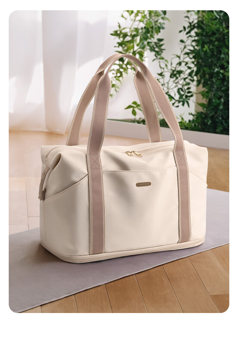 GOLF Handheld Travel Bag for Women, Expandable Sports Fitness Bag with Wet And Dry Separation, Clothing Bag for Business Trips And Travel, Shoulder Bag for Wome 8