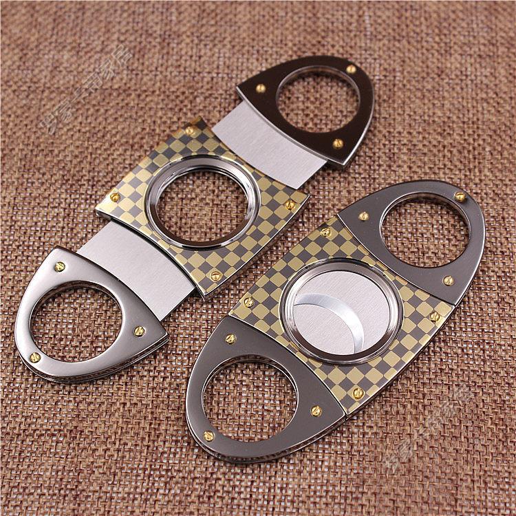 不锈钢烟具椭圆雪茄剪雪茄刀152系列普通款雪茄开孔器wd152h新款