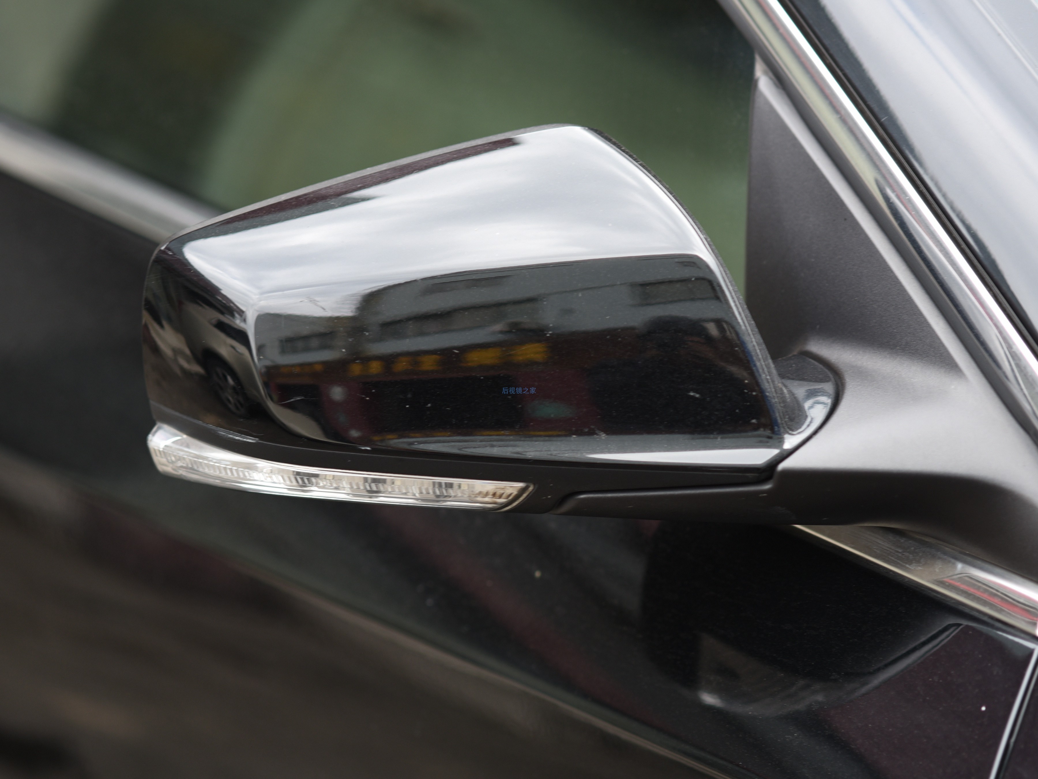 适配09-15别克君越后视镜总成倒车镜反光镜镜片外壳转向灯镜框 14-15